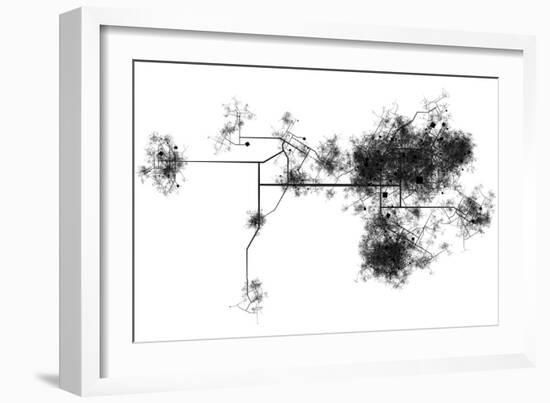 Transport System-kentoh-Framed Art Print