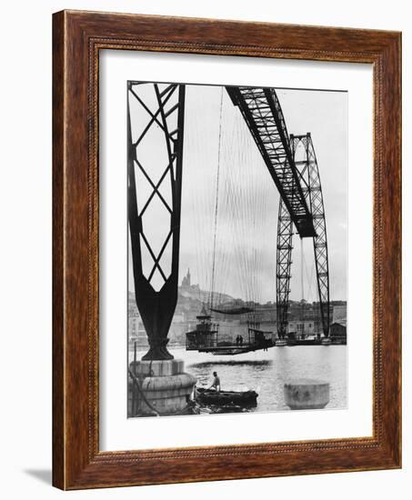 Transporter Bridge in Marseille-null-Framed Photographic Print