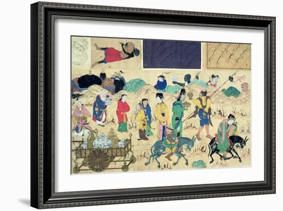 Transporting Ceramics-null-Framed Giclee Print