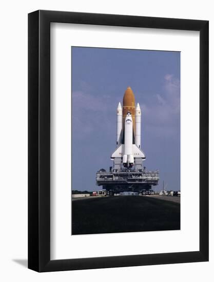 Transporting Space Shuttle Columbia-Bettmann-Framed Photographic Print