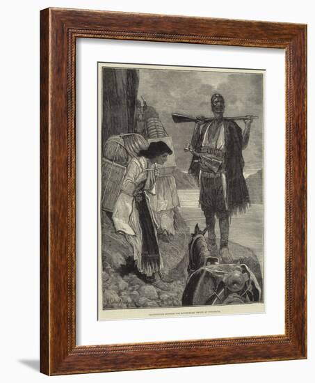 Transporting Supplies for Montenegrin Troops at Podgoritza-Richard Caton Woodville II-Framed Giclee Print