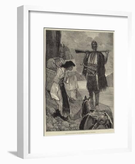 Transporting Supplies for Montenegrin Troops at Podgoritza-Richard Caton Woodville II-Framed Premium Giclee Print