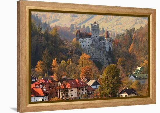 Transylvania, Historic gothic castle in autumn.-Emily Wilson-Framed Premier Image Canvas