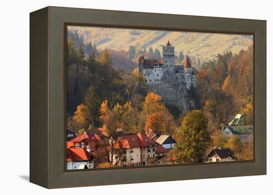 Transylvania, Historic gothic castle in autumn.-Emily Wilson-Framed Premier Image Canvas