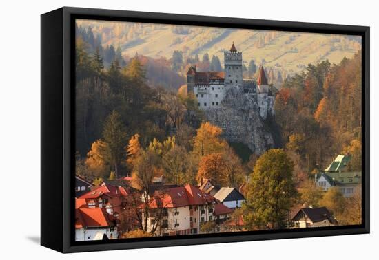 Transylvania, Historic gothic castle in autumn.-Emily Wilson-Framed Premier Image Canvas