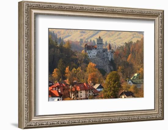 Transylvania, Historic gothic castle in autumn.-Emily Wilson-Framed Photographic Print