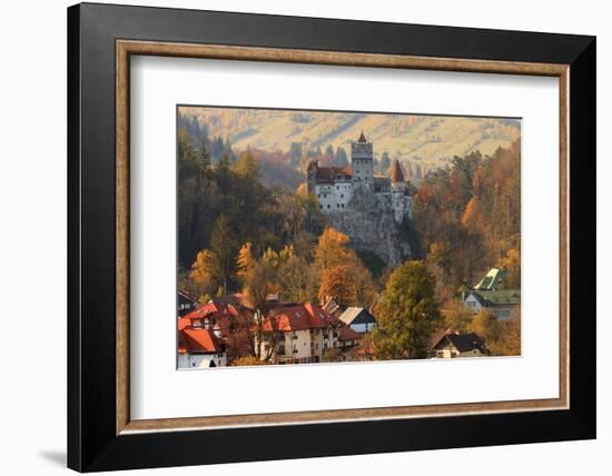 Transylvania, Historic gothic castle in autumn.-Emily Wilson-Framed Photographic Print