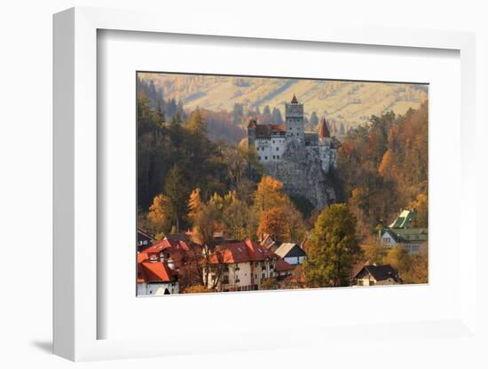 Transylvania, Historic gothic castle in autumn.-Emily Wilson-Framed Photographic Print