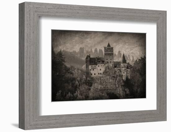 Transylvania, Historic gothic castle in autumn.-Emily Wilson-Framed Photographic Print