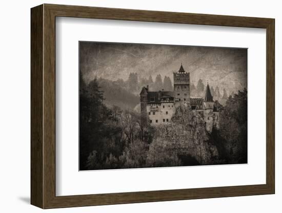 Transylvania, Historic gothic castle in autumn.-Emily Wilson-Framed Photographic Print