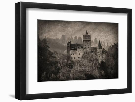Transylvania, Historic gothic castle in autumn.-Emily Wilson-Framed Photographic Print