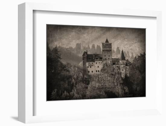 Transylvania, Historic gothic castle in autumn.-Emily Wilson-Framed Photographic Print