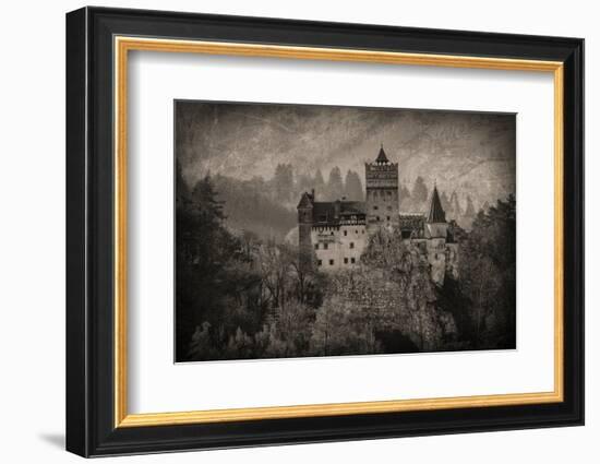 Transylvania, Historic gothic castle in autumn.-Emily Wilson-Framed Photographic Print