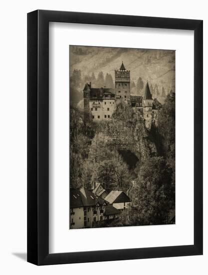 Transylvania, Historic gothic castle in autumn.-Emily Wilson-Framed Photographic Print