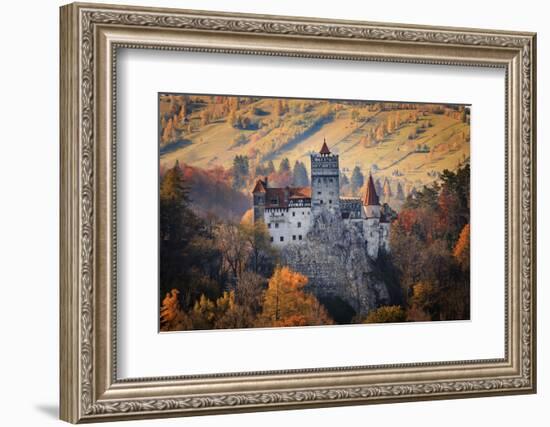 Transylvania, Historic gothic castle in autumn.-Emily Wilson-Framed Photographic Print