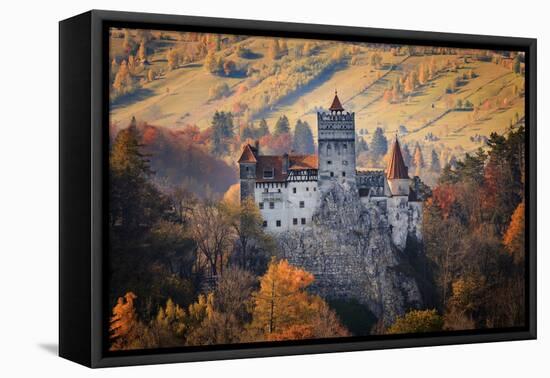 Transylvania, Historic gothic castle in autumn.-Emily Wilson-Framed Premier Image Canvas