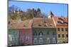 Transylvania, Romania, Mures County, Sighisoara, colorful houses.-Emily Wilson-Mounted Photographic Print