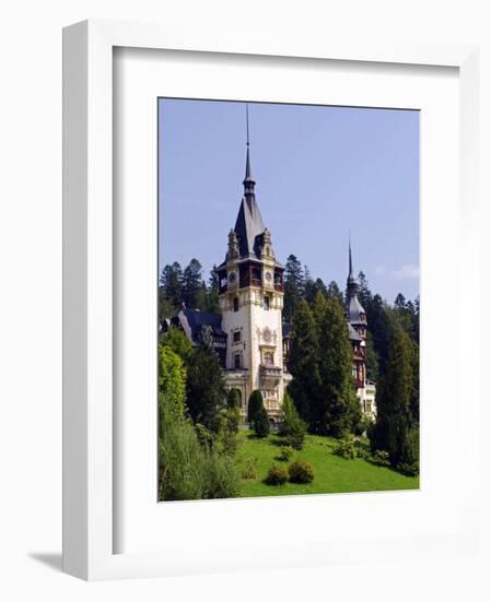 Transylvania, Sinaia, the Tower of Peles Castle, Romania-Nick Laing-Framed Photographic Print