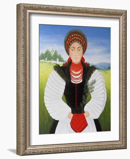 Transylvanian Bride-Magdolna Ban-Framed Giclee Print