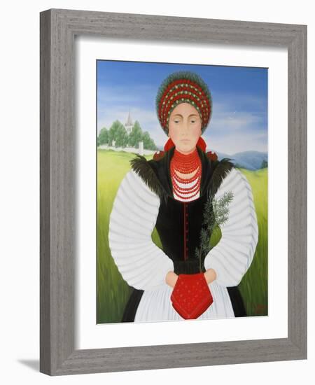 Transylvanian Bride-Magdolna Ban-Framed Giclee Print