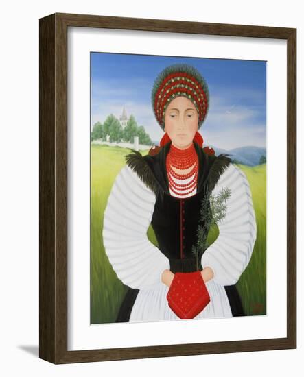 Transylvanian Bride-Magdolna Ban-Framed Giclee Print
