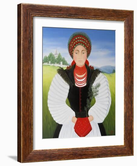 Transylvanian Bride-Magdolna Ban-Framed Giclee Print