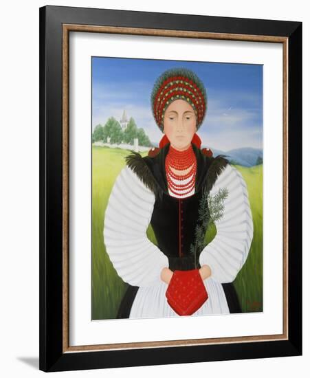 Transylvanian Bride-Magdolna Ban-Framed Giclee Print