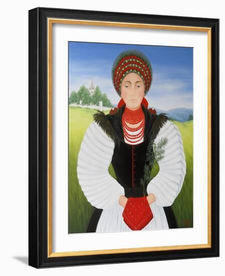 Transylvanian Bride-Magdolna Ban-Framed Giclee Print