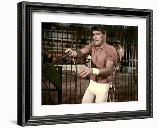 Trapeze by CarolReed with Burt Lancaster, 1956 (photo)-null-Framed Photo