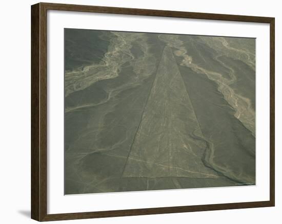 Trapezoid, Nazca Lines (Nasca Lines), Unesco World Heritage Site, Peru, South America-Jane Sweeney-Framed Photographic Print