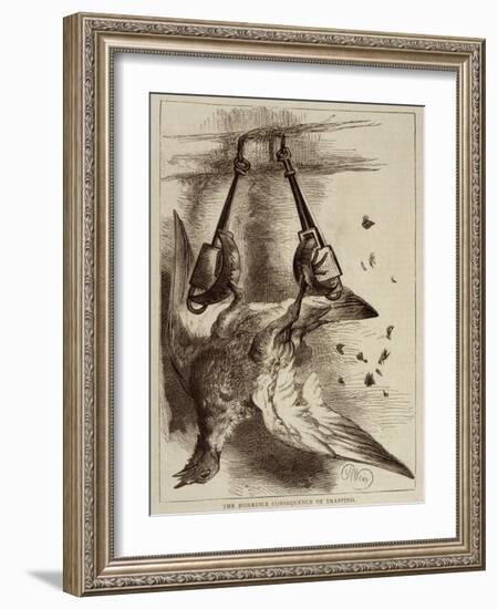 Trapped Bird-Harrison Weir-Framed Art Print