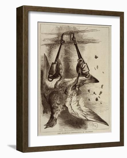 Trapped Bird-Harrison Weir-Framed Art Print