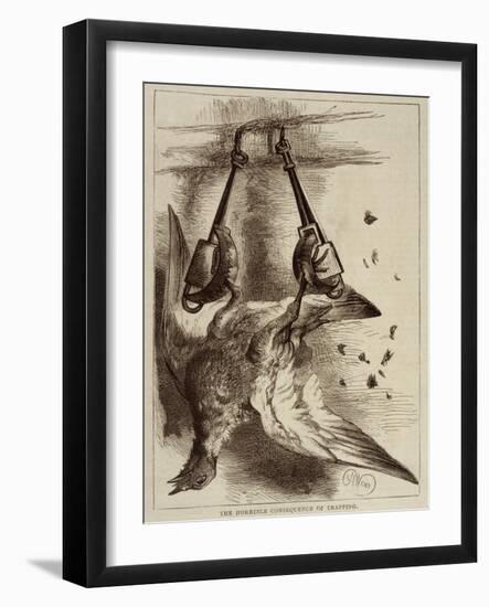 Trapped Bird-Harrison Weir-Framed Art Print