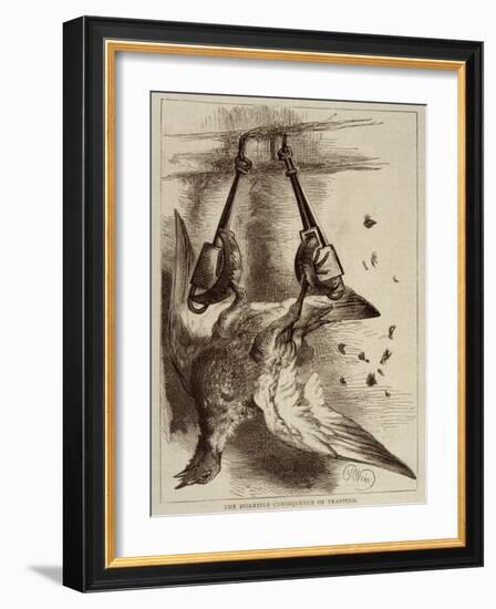 Trapped Bird-Harrison Weir-Framed Art Print