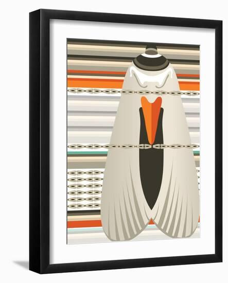 Trapped Tux-Belen Mena-Framed Giclee Print