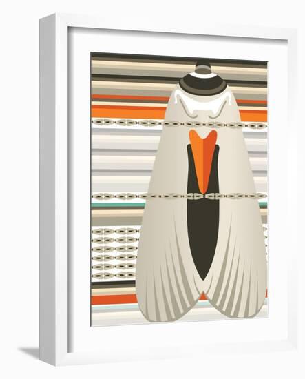 Trapped Tux-Belen Mena-Framed Giclee Print