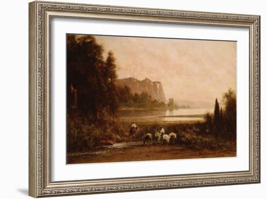 Trappers in Yosemite Mountains, 1899-Thomas Hill-Framed Giclee Print