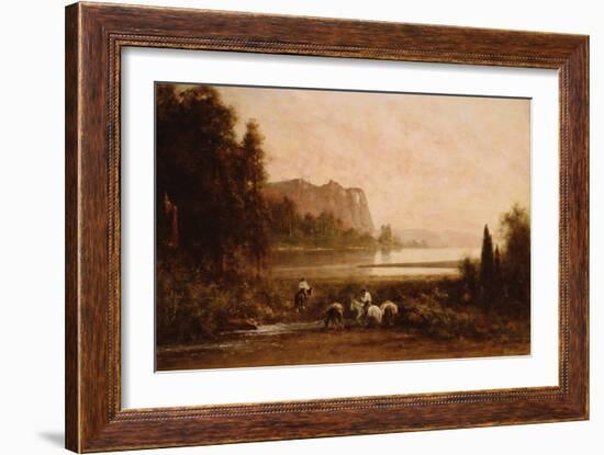 Trappers in Yosemite Mountains, 1899-Thomas Hill-Framed Giclee Print