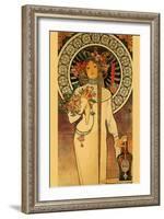 Trappistine Liquors-Alphonse Mucha-Framed Art Print