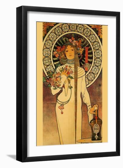 Trappistine Liquors-Alphonse Mucha-Framed Art Print