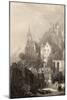 Trarbach, Engraved by E.I. Roberts, Illustration from 'The Pilgrims of the Rhine' Published 1840-David Roberts-Mounted Giclee Print
