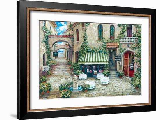 Trattoria Di Lugano-Roger Duvall-Framed Art Print