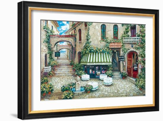 Trattoria Di Lugano-Roger Duvall-Framed Art Print