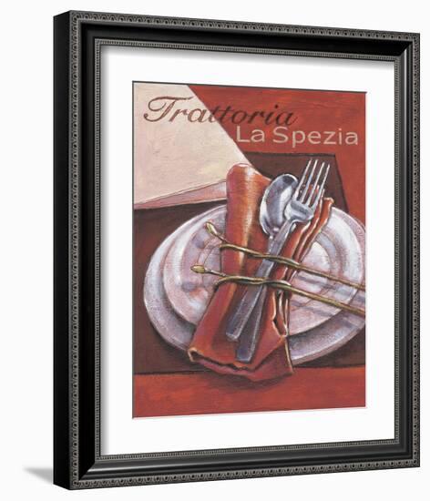 Trattoria La Spezia-Bjoern Baar-Framed Art Print