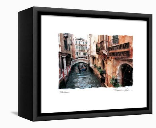 Trattoria-Maureen Love-Framed Stretched Canvas