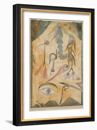 Trauerblumen, 1917-Paul Klee-Framed Giclee Print