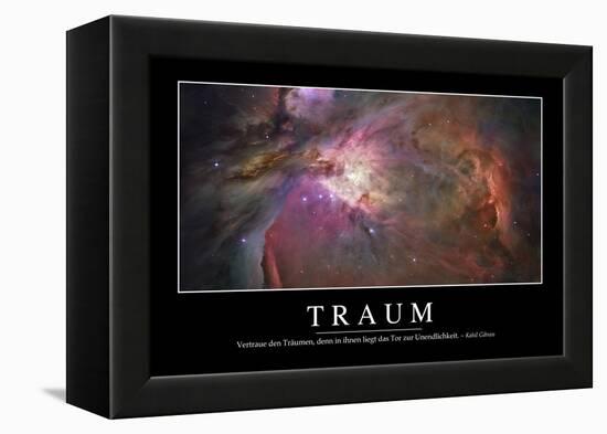 Traum: Motivationsposter Mit Inspirierendem Zitat-null-Framed Premier Image Canvas