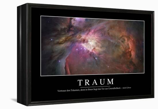 Traum: Motivationsposter Mit Inspirierendem Zitat-null-Framed Premier Image Canvas