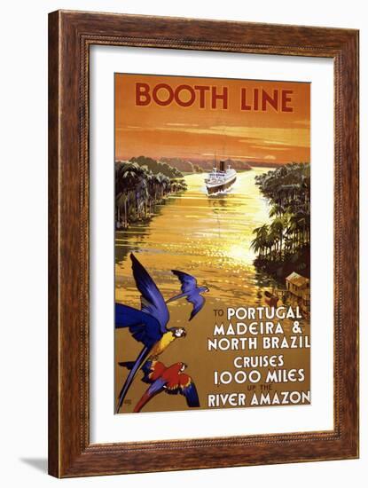 Trav Booth Line-null-Framed Giclee Print