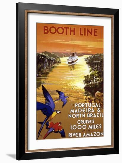 Trav Booth Line-null-Framed Giclee Print